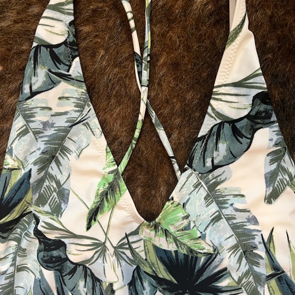 Somedays Lovin White Palm One Piece Swim - Picture 6 of 7